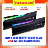  RAM G.SKILL TRIDENT Z5 BLACK RGB 32GB (2x16GB) 5600MHz DDR5 (F5-5600J4040C16GX2-TZ5RK) 
