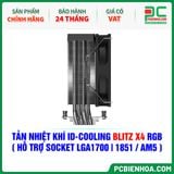  TẢN NHIỆT KHÍ ID-COOLING BLITZ X4 RGB ( HỖ TRỢ SOCKET LGA1700|1851 / AM5 ) 