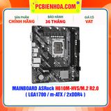  MAINBOARD ASRock H610M-HVS/M.2 R2.0 ( LGA1700 / m-ATX / 2xDDR4 ) 