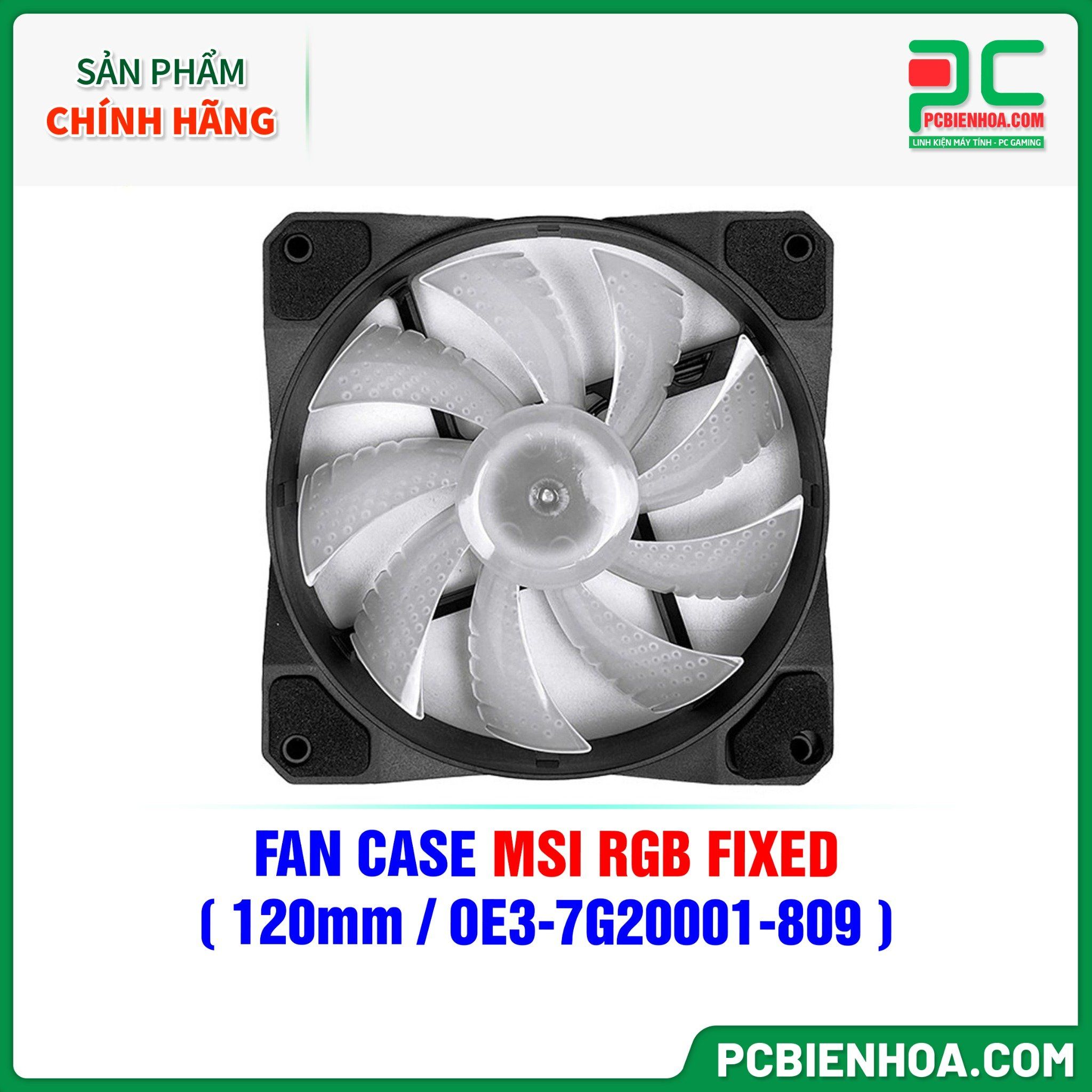  FAN CASE MSI RGB FIXED ( 120mm / OE3-7G20001-809 ) 