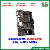 MAINBOARD MSI A520M-A PRO ( AM4 / m-ATX / 2xDDR4 ) 