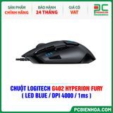  CHUỘT LOGITECH G402 HYPERION FURY ( LED BLUE / DPI 4000 / 1ms ) 