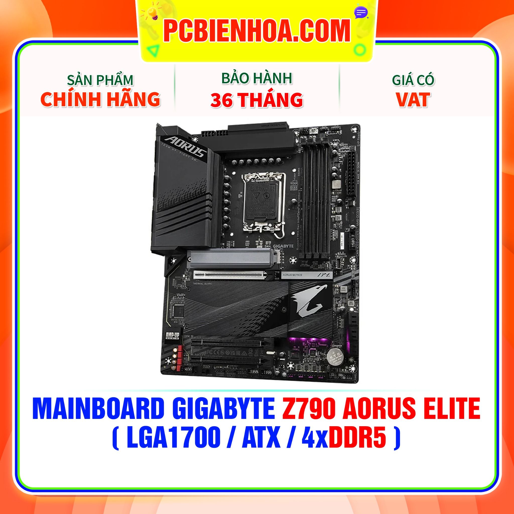  DDR5 - MAINBOARD GIGABYTE Z790 AORUS ELITE ( LGA1700 / ATX / 4xDDR5 ) 