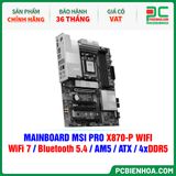  DDR5 - MAINBOARD MSI PRO X870-P WIFI ( WiFi 7 / Bluetooth 5.4 / AM5 / ATX / 4xDDR5 ) 