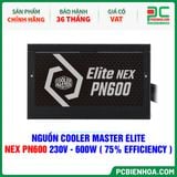 NGUỒN COOLER MASTER ELITE NEX PN600 230V - 600W ( 75% EFFICIENCY ) 