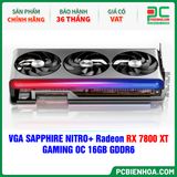  VGA SAPPHIRE NITRO+ Radeon RX 7800 XT GAMING OC 16GB GDDR6 (11330-01-20G) 