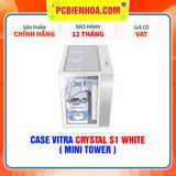  CASE VITRA CRYSTAL S1 WHITE ( MINI TOWER ) 