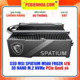  SSD MSI SPATIUM M580 FROZR 4TB - 3D NAND M.2 NVMe PCIe Gen5 x4 