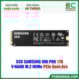  SSD SAMSUNG 990 PRO 1TB - V-NAND M.2 NVMe PCIe Gen4.0x4 ( MZ-V9P1T0BW ) ( HÀNG NHẬP KHẨU ) 