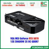  VGA MSI GeForce RTX 5070 12G SHADOW 2X OC GDDR7 