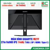  MÀN HÌNH GIGABYTE M27F - 27in FullHD IPS 144Hz 1ms ( DP / HDMI / USB Type-C ) 