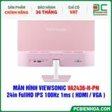  MÀN HÌNH VIEWSONIC VA2436-H-PN MÀU HỒNG - 24in FullHD IPS 100Hz 1ms ( HDMI / VGA ) 