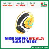  TAI NGHE DAREU MECH EH732 YELLOW ( GIẢ LẬP 7.1 / LED RGB ) 