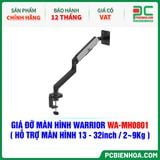  GIÁ ĐỠ MÀN HÌNH ( ARM ) WARRIOR WA-MH0801 ( HỖ TRỢ MÀN HÌNH 13 - 32inch / 2~9Kg ) 