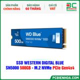  SSD WESTERN DIGITAL BLUE SN5000 500GB - M.2 NVMe PCIe Gen4x4 ( WDS500G4B0E ) 