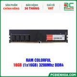  RAM COLORFUL - 16GB (1x16GB) 3200Mhz DDR4 