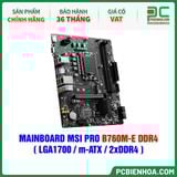  MAINBOARD MSI PRO B760M-E DDR4 ( LGA1700 / m-ATX / 2xDDR4 ) 