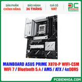  DDR5 - MAINBOARD ASUS PRIME X870-P WIFI-CSM ( WiFi 7 / Bluetooth 5.4 / AM5 / ATX / 4xDDR5 ) 