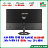  MÀN HÌNH ASUS TUF GAMING VG249Q3R - 24in FullHD IPS 180Hz 1ms ( DP / HDMI ) 