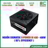  NGUỒN XIGMATEK X-POWER III 450 - 400W ( 85% EFFICIENCY - EN45969 ) 