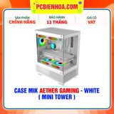  CASE MIK AETHER GAMING - WHITE ( MINI TOWER ) 