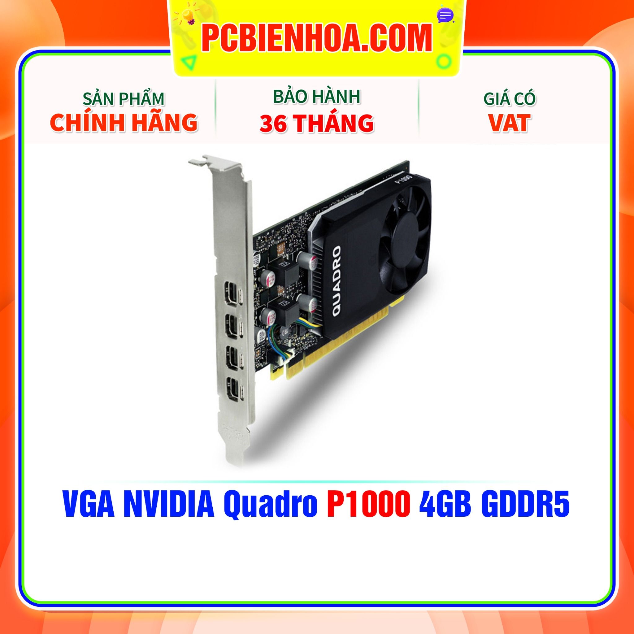  VGA NVIDIA Quadro P1000 4GB GDDR5 