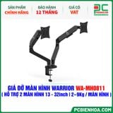  GIÁ ĐỠ MÀN HÌNH ( ARM ) WARRIOR WA-MH0811 ( HỖ TRỢ MÀN HÌNH 13 - 32inch / 2~9Kg MỖI MÀN HÌNH ) 