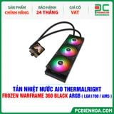  TẢN NHIỆT NƯỚC AIO THERMALRIGHT FROZEN WARFRAME 360 BLACK ARGB ( HỖ TRỢ SOCKET LGA1700 / AM5 ) 