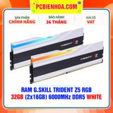  RAM G.SKILL TRIDENT Z5 RGB 32GB (2x16GB) 6000MHz DDR5 WHITE ( F5-6000J3238F16GX2-TZ5RW ) 
