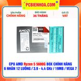  CPU AMD Ryzen 5 5600G BOX CHÍNH HÃNG ( 6 NHÂN 12 LUỒNG / 3.9 - 4.4 GHz / 19MB / VEGA 7 ) 