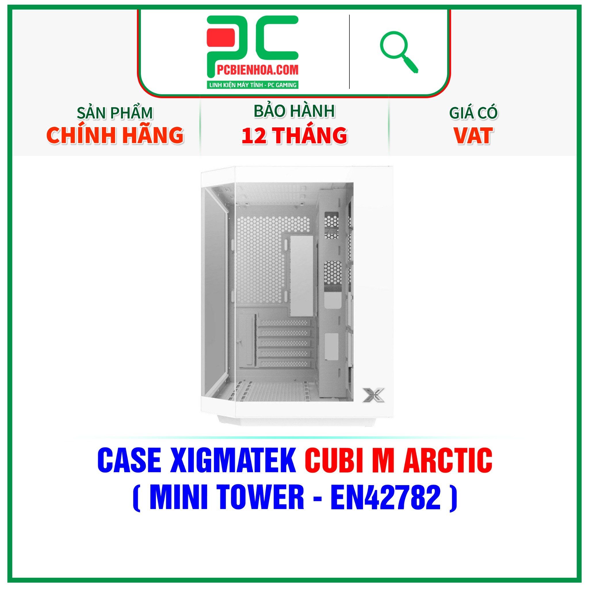  CASE XIGMATEK CUBI M ARCTIC - ( MINI TOWER - EN42782 ) 