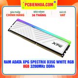  RAM ADATA XPG SPECTRIX D35G WHITE RGB - 8GB 3200MHz DDR4 
