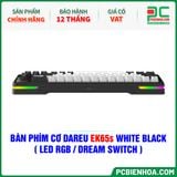  BÀN PHÍM CƠ DAREU EK65s WHITE BLACK ( LED RGB / DREAM SWITCH ) 