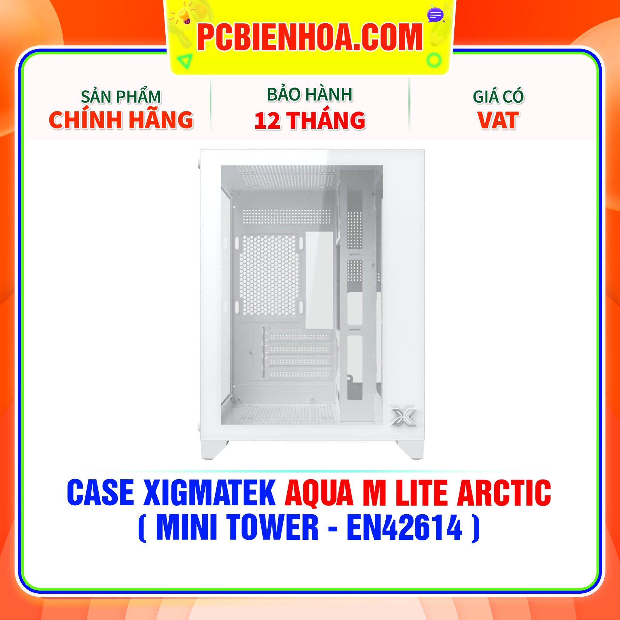  CASE XIGMATEK AQUA M LITE ARCTIC - ( MINI TOWER - EN42614 ) 