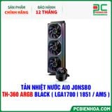  TẢN NHIỆT NƯỚC AIO JONSBO TH-360 ARGB BLACK ( HỖ TRỢ SOCKET LGA1700|1851 / AM5 ) 