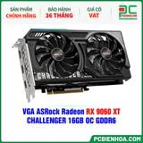  VGA ASRock Radeon RX 9060 XT CHALLENGER 16GB OC GDDR6 ( RX9060XT CL 16GO ) 
