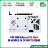  VGA MSI GeForce RTX 5060 8G VENTUS 2X OC WHITE GDDR7 