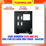  CASE XIGMATEK ELITE ONE 3FX - SẴN 3 FAN X22 ARGB ( MID TOWER - EN49769 ) 