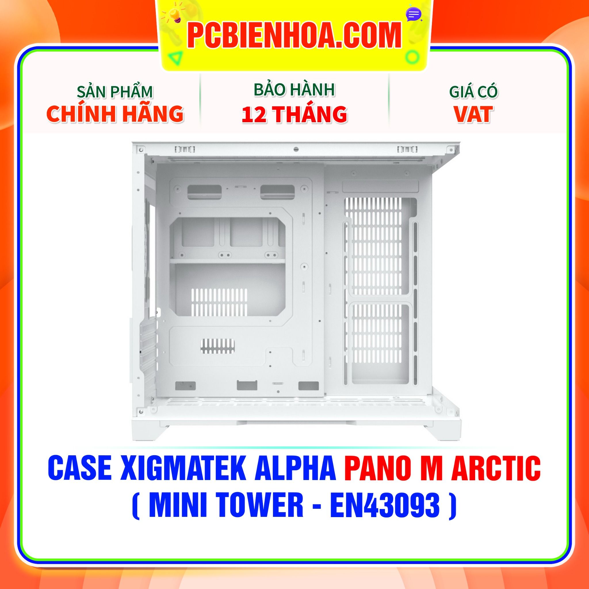  CASE XIGMATEK ALPHA PANO M ARCTIC ( MINI TOWER - EN43093 ) 