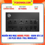  NGUỒN MSI MAG A850GL PCIE5 - 850W ATX 3.0 ( 80 PLUS GOLD / FULL MODULAR ) 