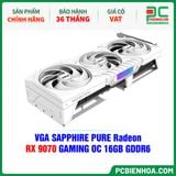  VGA SAPPHIRE PURE Radeon RX 9070 GAMING OC 16GB GDDR6 (11349-02-20G) 