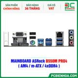  MAINBOARD ASRock B550M PRO4 ( AM4 / m-ATX / 4xDDR4 ) 