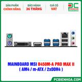  MAINBOARD MSI B450M-A PRO MAX II ( AM4 / m-ATX / 2xDDR4 ) 