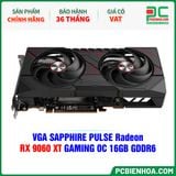  VGA SAPPHIRE PULSE Radeon RX 9060 XT GAMING OC 16GB GDDR6 (11350-03-20G) 