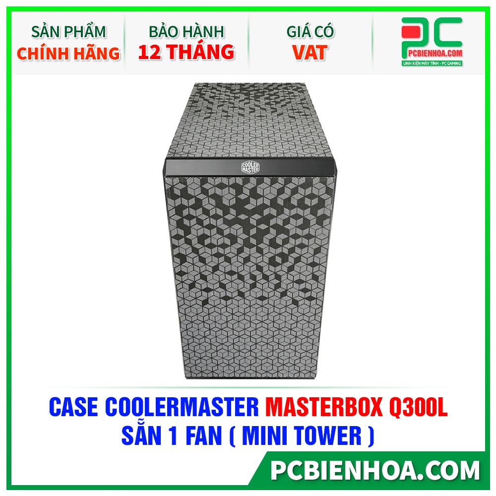  CASE COOLER MASTER MASTERBOX Q300L - SẴN 1 FAN ( MINI TOWER ) 