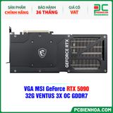  VGA MSI GeForce RTX 5090 32G VENTUS 3X OC GDDR7 