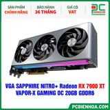  VGA SAPPHIRE NITRO+ Radeon RX 7900 XT VAPOR-X GAMING OC 20GB GDDR6 (11323-01-40G) 