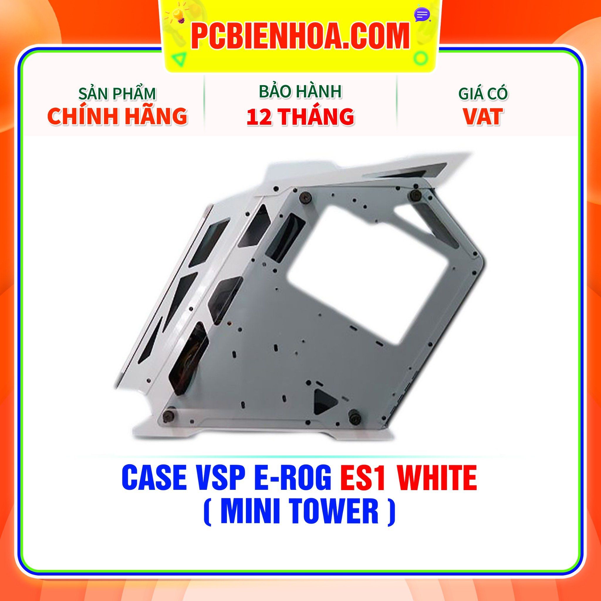  CASE VSP E-ROG ES1 WHITE ( MINI TOWER ) 