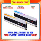  RAM G.SKILL TRIDENT Z5 RGB 32GB (2x16GB) 6000MHz DDR5 WHITE ( F5-6000J3238F16GX2-TZ5RW ) 