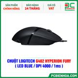  CHUỘT LOGITECH G402 HYPERION FURY ( LED BLUE / DPI 4000 / 1ms ) 